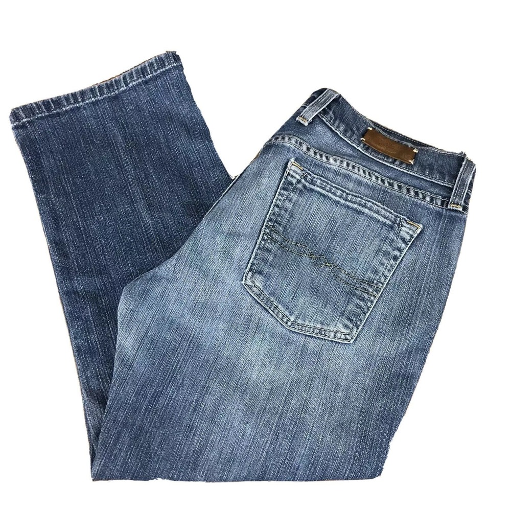 LUCKY BRAND CLASSIC RIDER CAPRI JEANS‎ Size 6/28 (30x23) USA Made Medium Rinse
